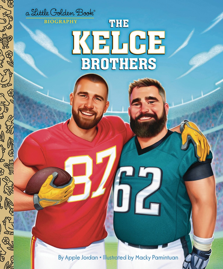 THE KELCE BROTHERS A LITTLE GOLDEN BOOK BIOGRAPHY