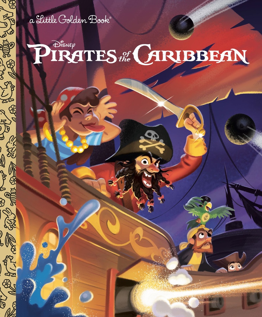 PIRATES OF CARIBBEAN DISNEY CLASSIC LITTLE GOLDEN BOOK