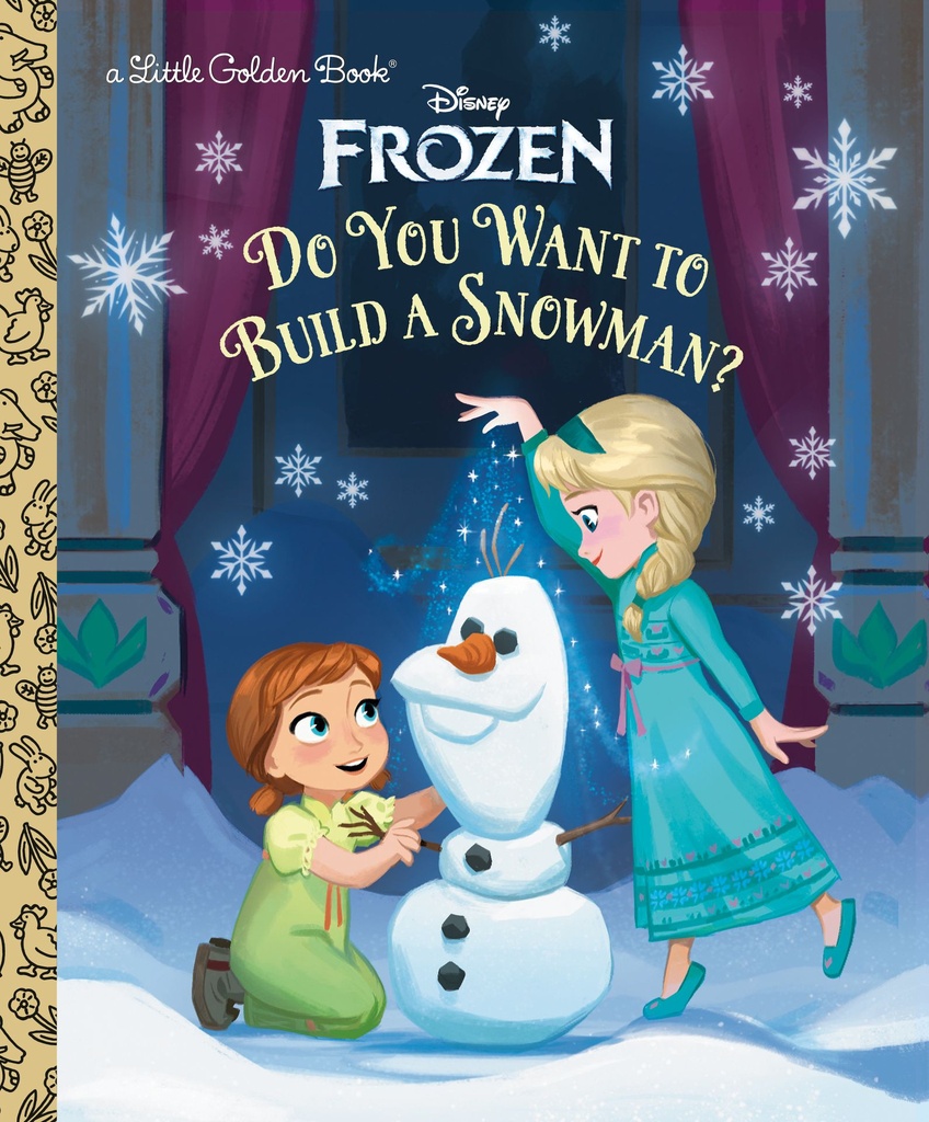 DO YOU WANT TO BUILD A SNOWMAN FROZEN GOLDEN