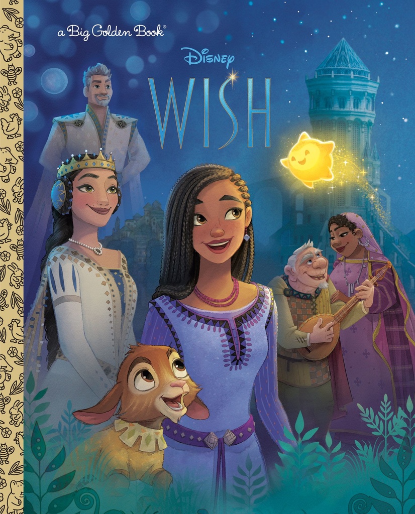 DISNEY WISH BIG GOLDEN BOOK HC