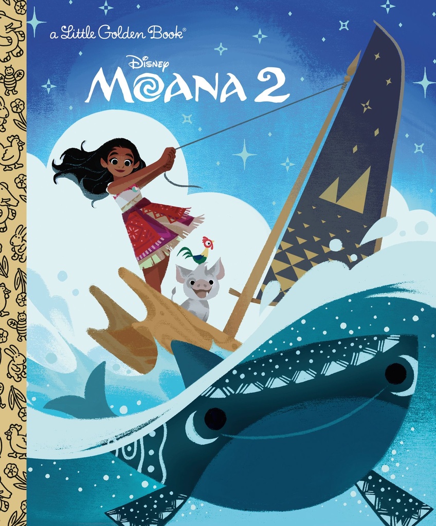 DISNEY MOANA 2 LITTLE GOLDEN BOOK