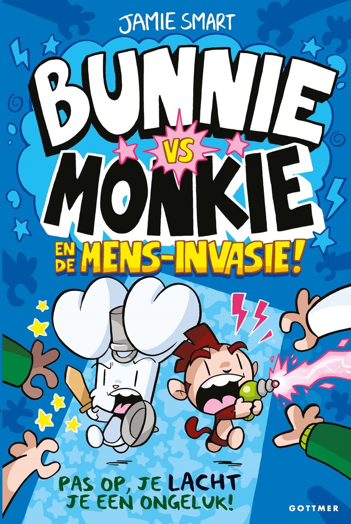 Bunnie vs Monkie 2 De mens-invasie