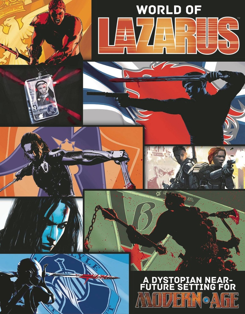WORLD OF LAZARUS MODERN AGE RPG CAMPAIGN SETTING HC