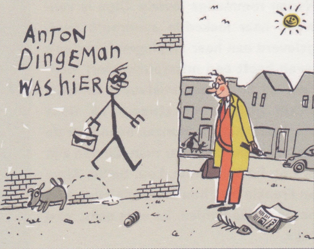 Anton Dingeman was hier