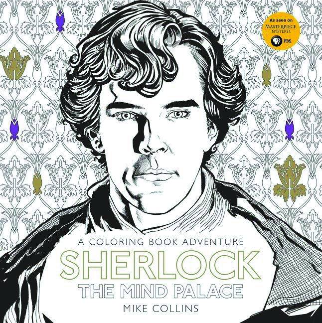 SHERLOCK MIND PALACE COLORING BOOK ADV