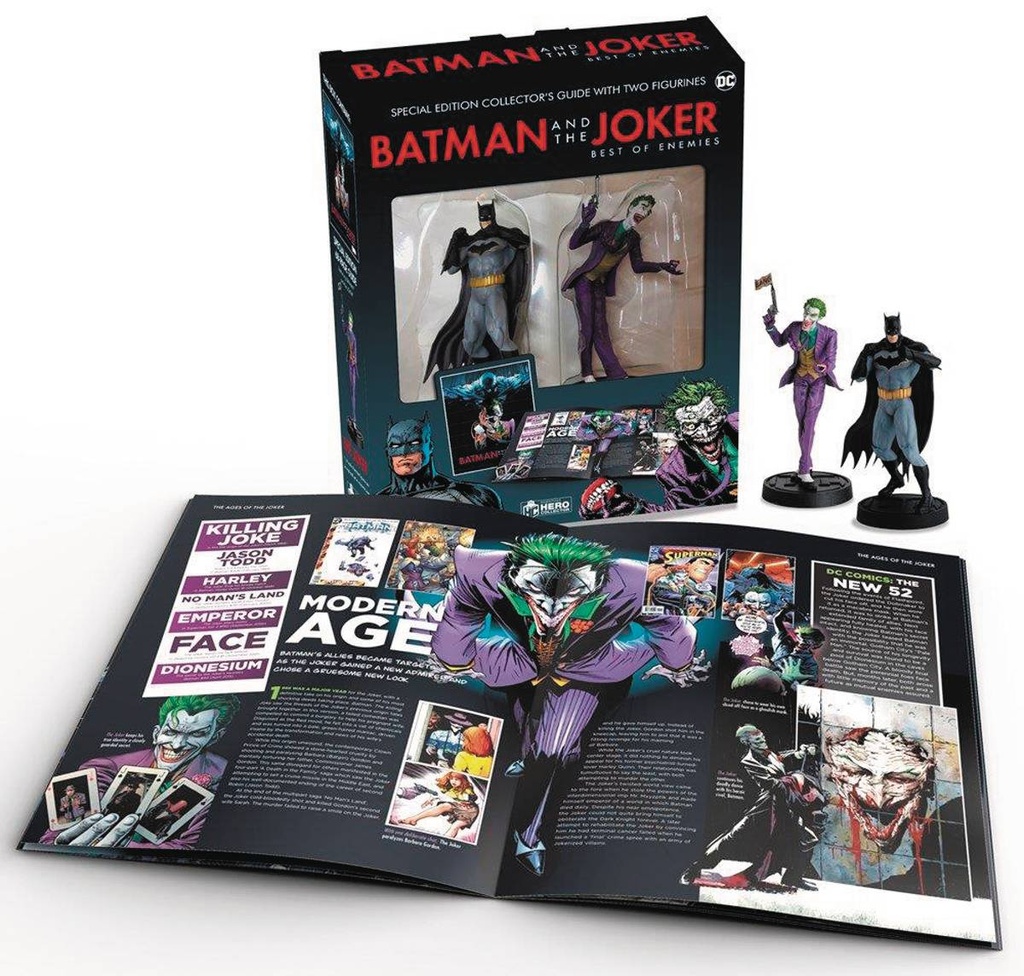 BATMAN AND JOKER HC W COLLECTIBLES