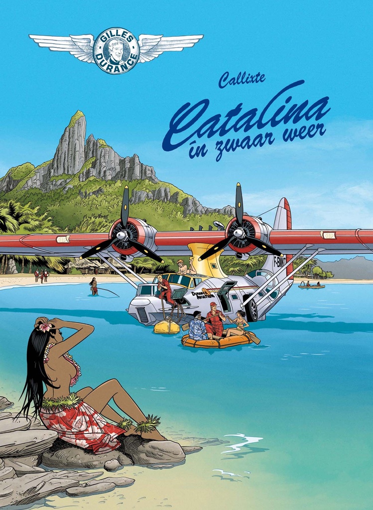 Gilles Durance 2 Catalina in zwaar weer