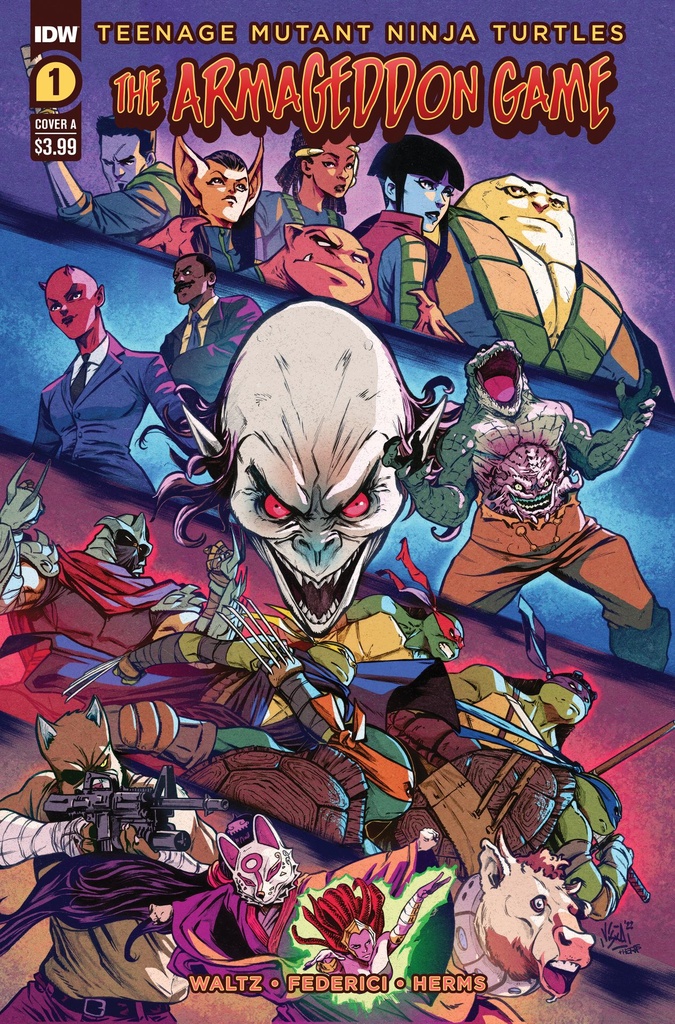 TMNT ARMAGEDDON GAME 1 CVR A FEDERICI