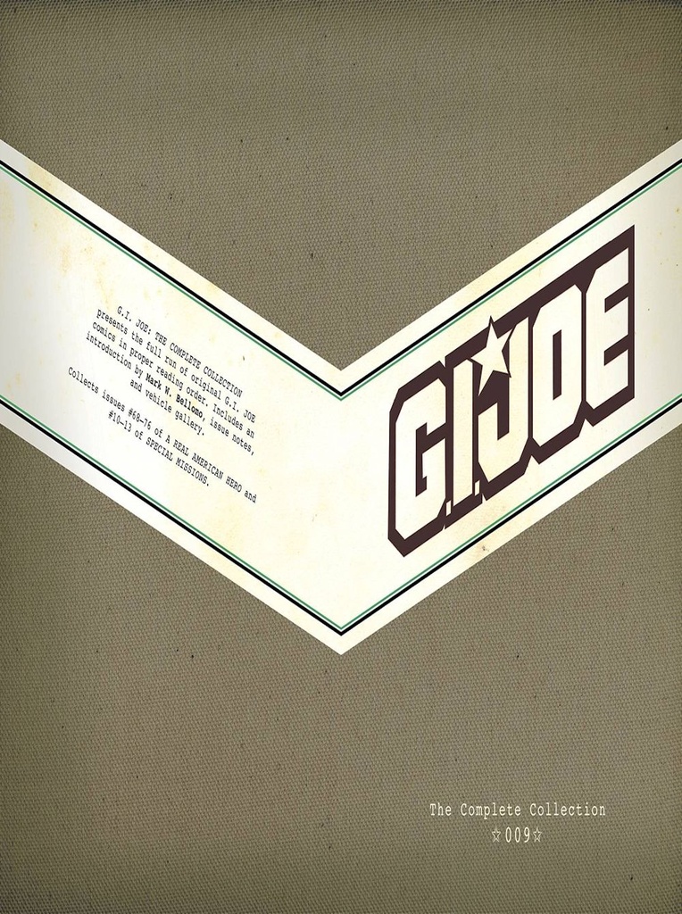 GI JOE COMPLETE COLL HC 09