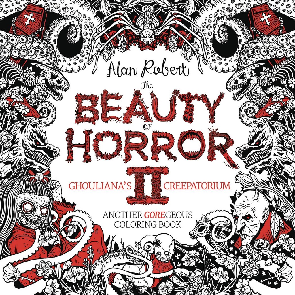 BEAUTY OF HORROR GOREGEOUS COLORING 02