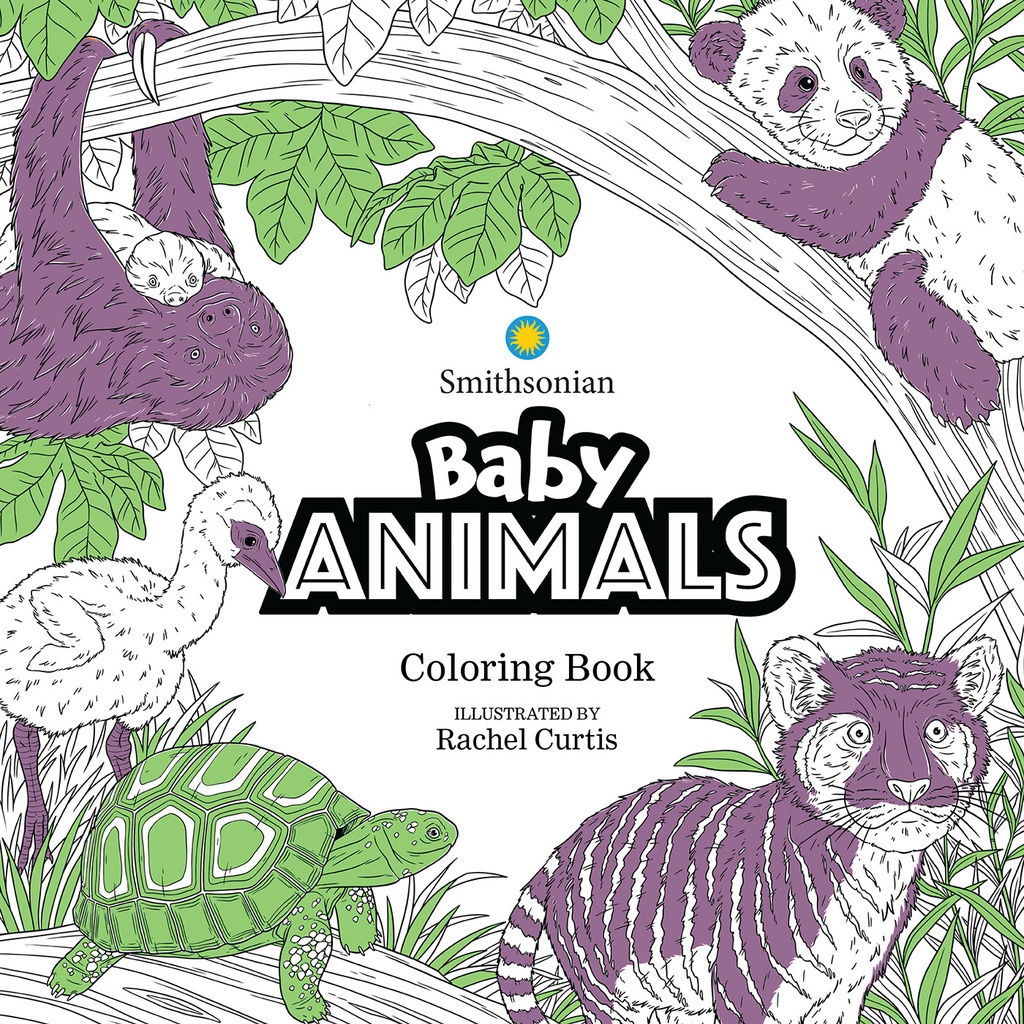 BABY ANIMALS A SMITHSONIAN COLORING BOOK