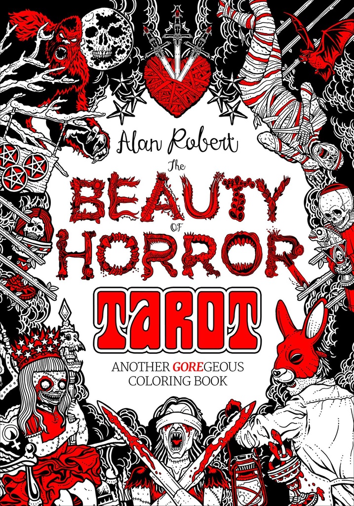 BEAUTY OF HORROR TAROT COLORING BOOK
