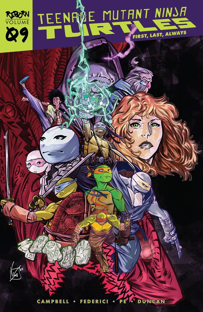 TEENAGE MUTANT NINJA TURTLES REBORN 9 FIRST LAST ALWAYS