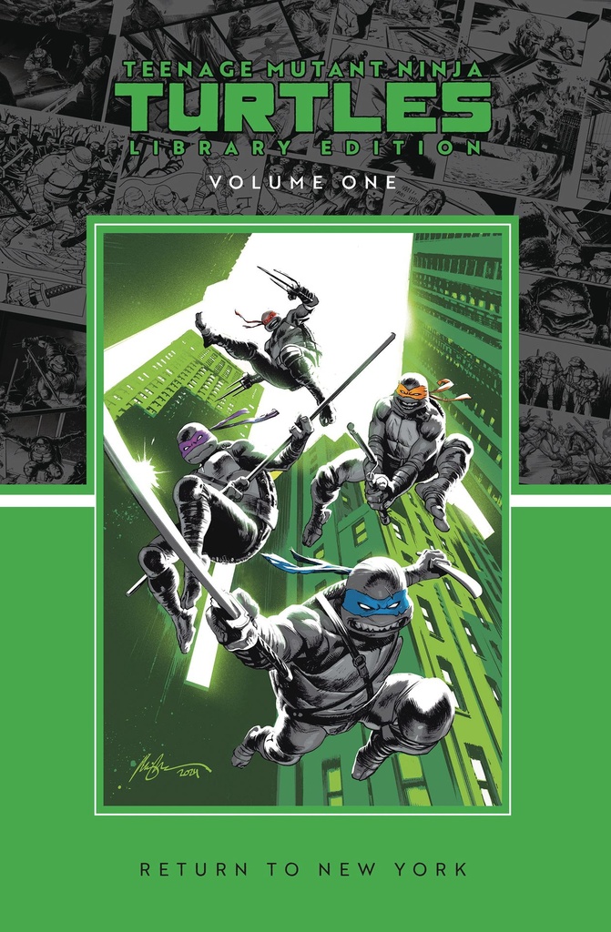 TMNT 1 RETURN TO NEW YORK LIBRARY EDITION