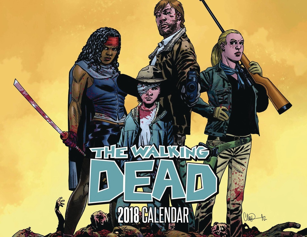 WALKING DEAD 2018 CALENDAR