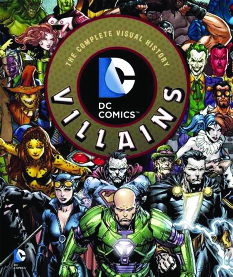 DC COMICS VILLAINS COMP VISUAL HIST HC