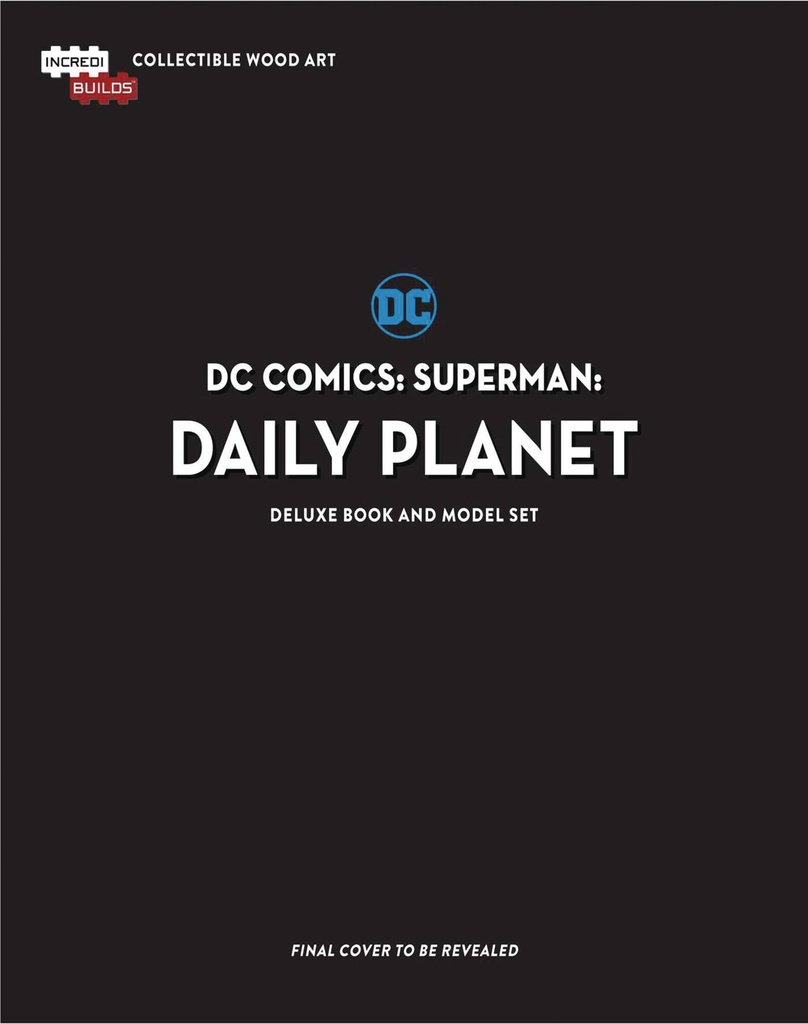 INCREDIBUILDS SUPERMAN DAILY PLANET DLX MODEL W BOOK