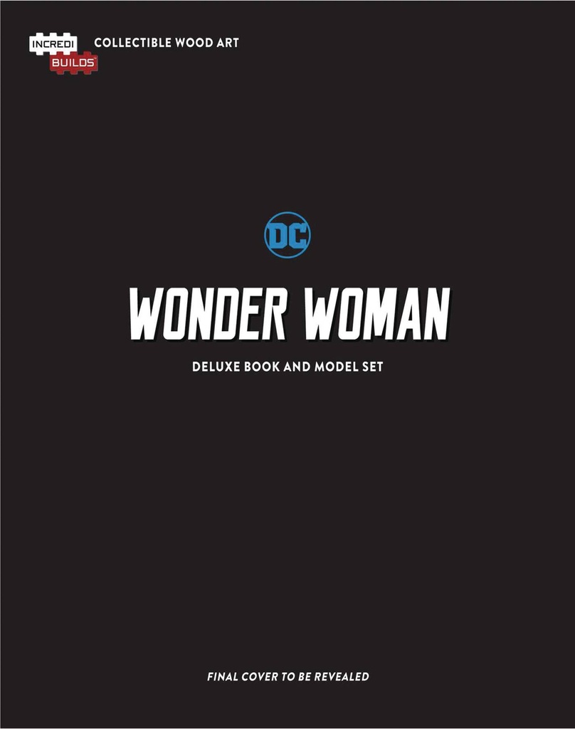 INCREDIBUILDS WONDER WOMAN DLX MODEL W BOOK