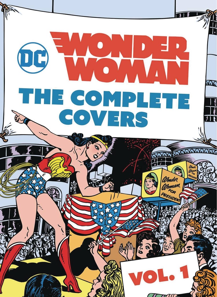 DC COMICS WONDER WOMAN COMP COVERS MINI HC 01