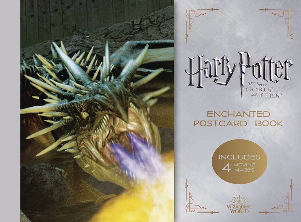 HARRY POTTER & GOBLET OF FIRE ENCHANTED POSTCARD BOOK