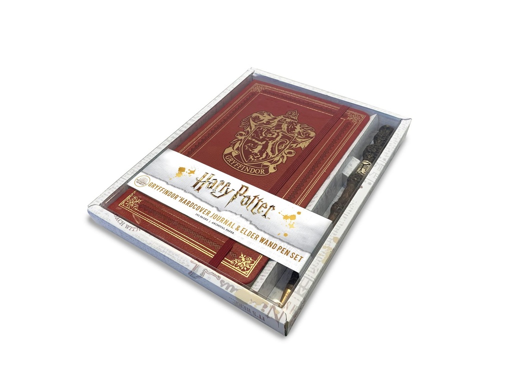 HARRY POTTER GRYFFINDOR HC RULED JOURNAL (WITH PEN)