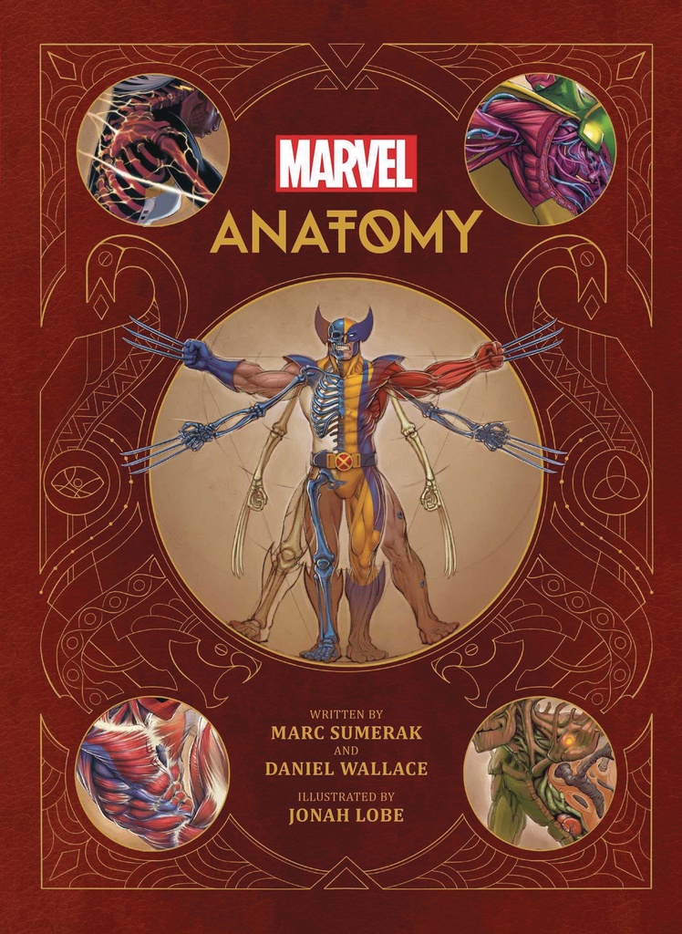 MARVEL ANATOMY SCIENTIFIC STUDY OF SUPERHUMAN HC