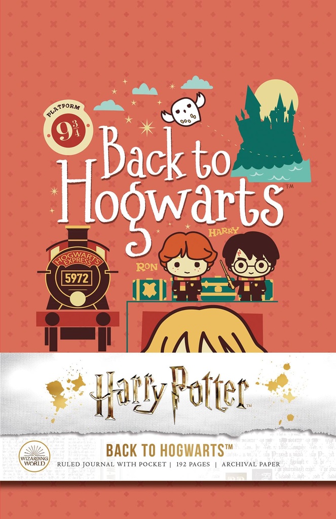 HARRY POTTER BACK TO HOGWARTS HC RULED JOURNAL