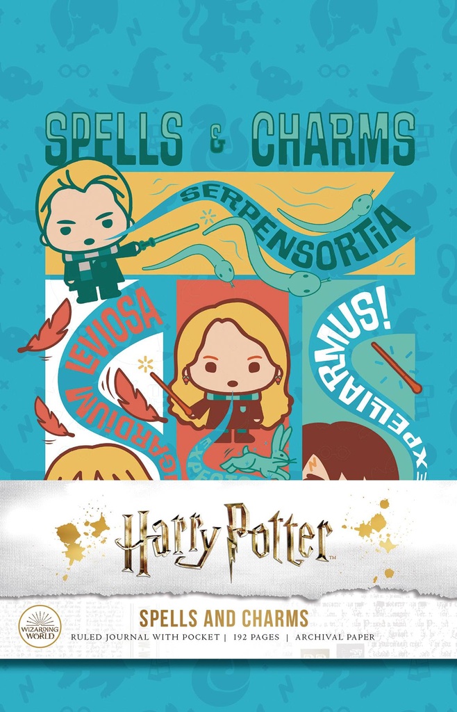 HARRY POTTER SPELLS AND CHARMS HC RULED JOURNAL