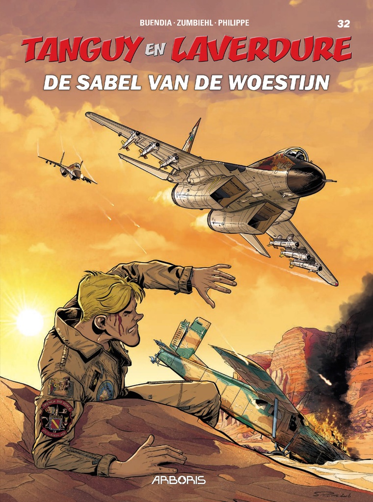 Tanguy en Laverdure HC 32 De sabel van de woestijn