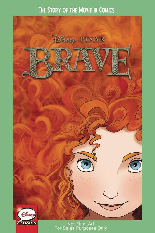 DISNEY PIXAR BRAVE STORY OF MOVIE IN COMICS YA