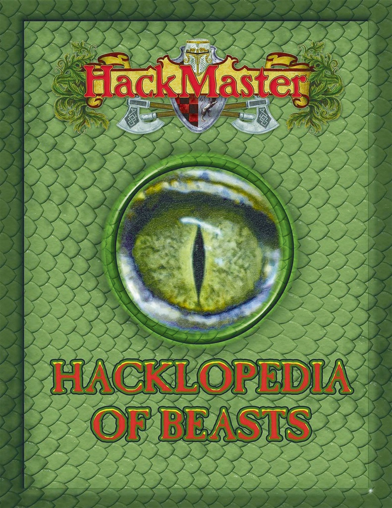 HACKMASTER RPG HACKLOPEDIA OF BEASTS HC