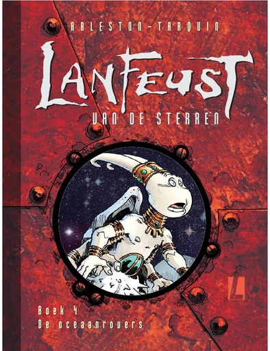 Lanfeust vd Sterren HC 4 Oceanenrovers (cover geribbeld)