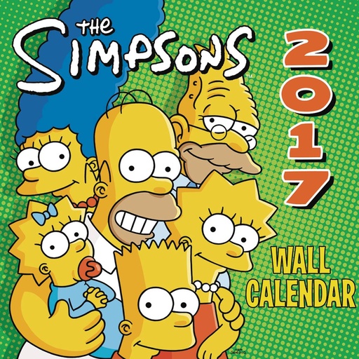 SIMPSONS 2017 WALL CAL