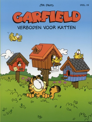 Garfield Strip 119 Verboden voor katten