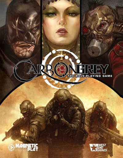 CARBON GREY RPG CORE RULEBOOK HC