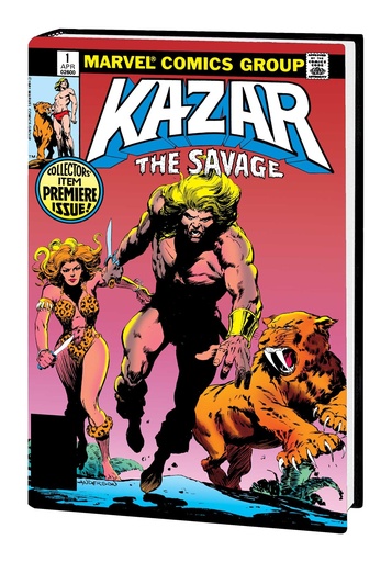 KA-ZAR SAVAGE OMNIBUS HC ANDERSON FIRST ISSUE CVR