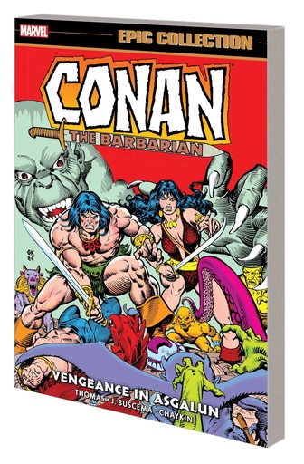 CONAN BARBARIAN EPIC COLL OG MARVEL YRS VENGEANCE ASGALUN
