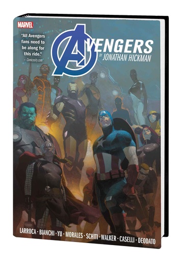 AVENGERS BY JONATHAN HICKMAN OMNIBUS HC 02 RIBIC CVR
