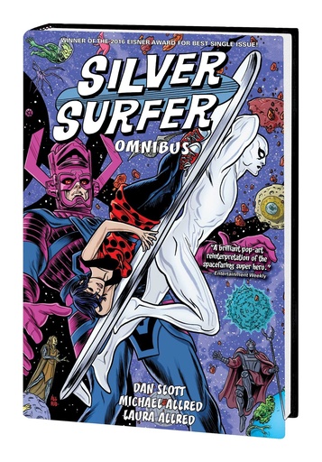 SILVER SURFER SLOTT ALLRED OMNIBUS HC WRPAD CVR
