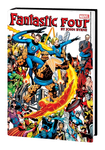 FANTASTIC FOUR BY BYRNE OMNIBUS HC 01 ANNIVERSARY CVR