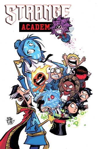 STRANGE ACADEMY OMNIBUS SKOTTIE YOUNG COVER
