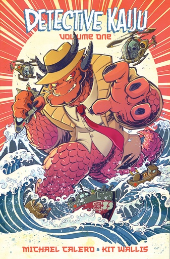 DETECTIVE KAIJU 01 CVR B JON SOMMARIVA VAR LTDTO 1000 COPIES