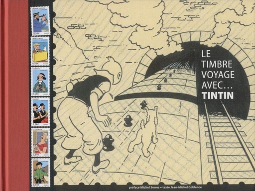 Le timbre voyage avec ... Tintin