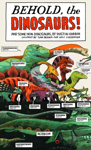 BEHOLD THE DINOSAURS & SOME NON DINOSAURS CONCERTINA