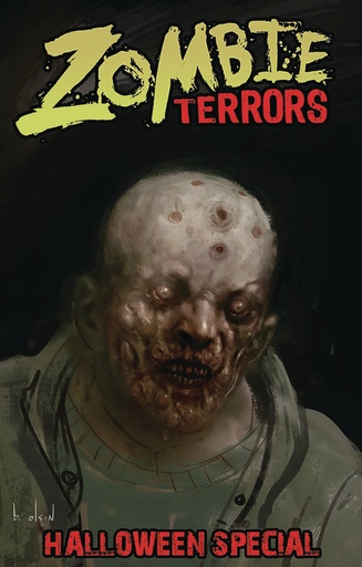 ZOMBIE TERRORS HALLOWEEN SP CVR B OLSON