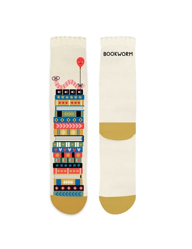BOOKWORM SOCKS LARGE