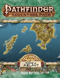 PATHFINDER RPG CAMPAIGN SETTING AZLANT POSTER MAP FOLIO