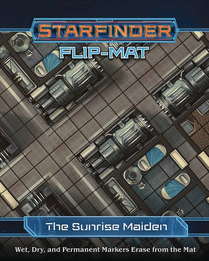 STARFINDER RPG FLIP MAT STARSHIP SUNRISE MAIDEN