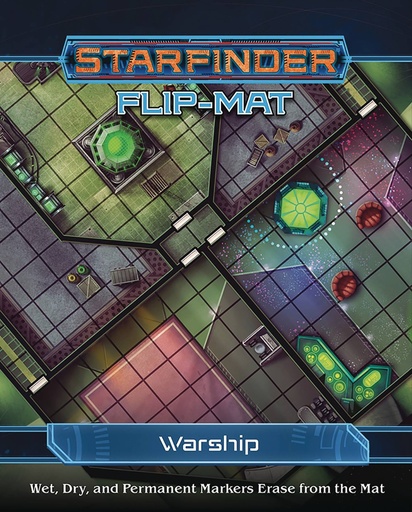 STARFINDER FLIP MAT WARSHIP
