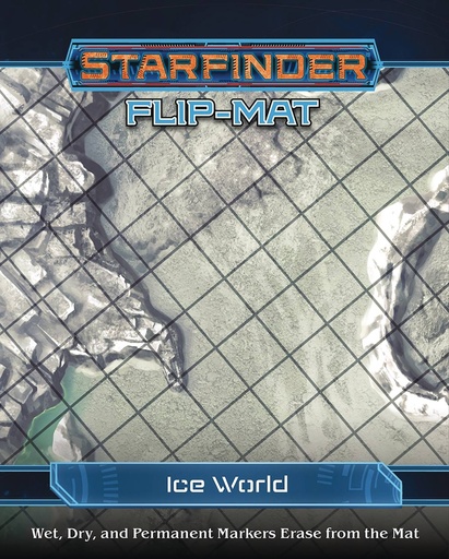 STARFINDER RPG FLIP MAT ICE WORLD